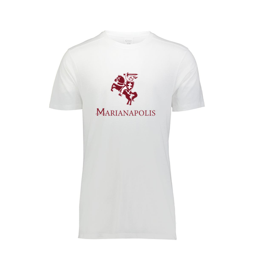 [FTSCUBWH-AS-LOGO3] Decker Men's Tri-Blend T-Shirt - Short Sleeve (Adult S, White, Logo 3)