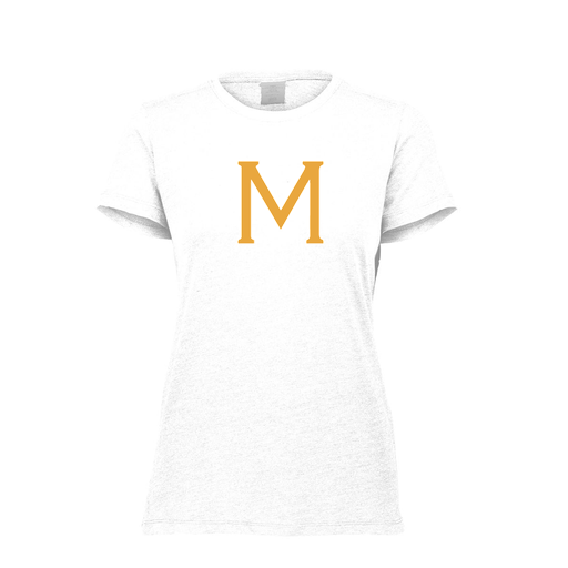 [FTSCUBWH-FAXS-LOGO1] Decker Women's Tri-Blend T-Shirt - Short Sleeve (Female Adult XS, White, Logo 1)