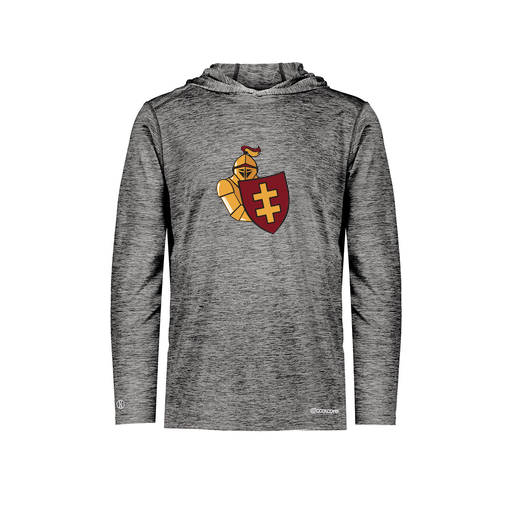 [FOLHCGBK-AS-LOGO2] Decker Men's Charge Hoodie (Adult S, Black, Logo 2)